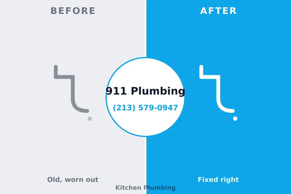 Before and after: plumbing repair Dillsburg, PA